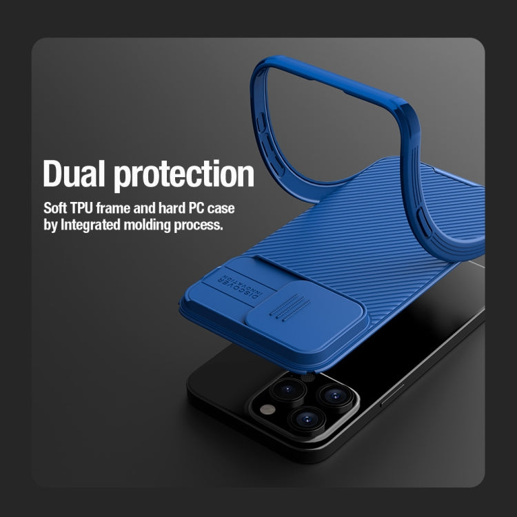 For iPhone 15 Pro NILLKIN CamShield Pro PC Phone Case(Black) - iPhone 15 Pro Cases by NILLKIN | Online Shopping South Africa | PMC TechLife | Buy Now Pay Later Mobicred