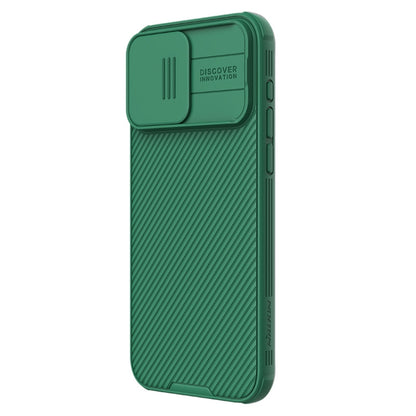 For iPhone 15 Pro NILLKIN CamShield Pro PC Phone Case(Green) - iPhone 15 Pro Cases by NILLKIN | Online Shopping South Africa | PMC Jewellery