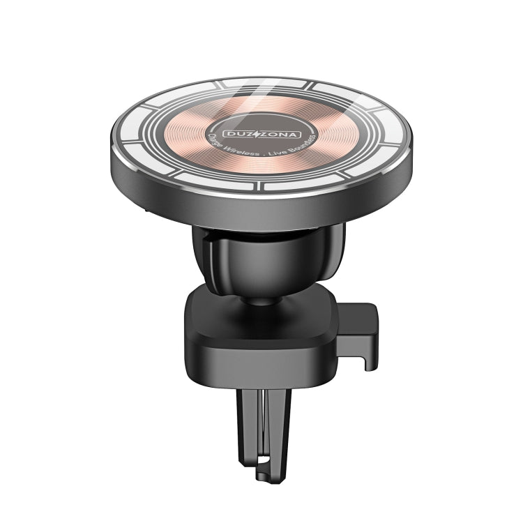 DUZZONA V2 15W Transparent Car Magnetic Wireless Charger - Wireless Charger Holders by DUZZONA | Online Shopping South Africa | PMC Jewellery