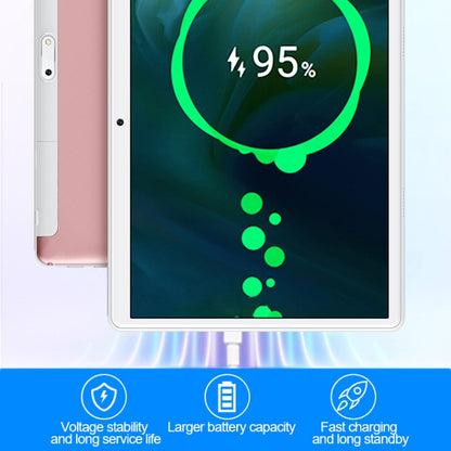 BDF S10 3G Phone Call Tablet PC 10.1 inch, 4GB+64GB, Android 10.0 MTK8321 Octa Core, Support Dual SIM, EU Plug(Pink) - BDF by BDF | Online Shopping South Africa | PMC Jewellery