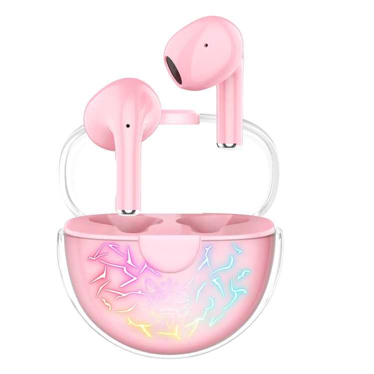 ONIKUMA T35 Bluetooth 5.1 TWS Wireless Bluetooth Gaming Earphone(Pink) - TWS Earphone by ONIKUMA | Online Shopping South Africa | PMC TechLife | Buy Now Pay Later Mobicred