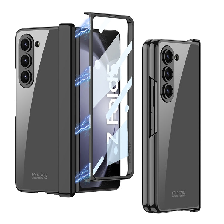 For Samsung Galaxy Z Fold5 GKK Integrated Magnetic Phantom Hinge Folding Phone Case(Black) - Galaxy Z Fold5 Cases by GKK | Online Shopping South Africa | PMC TechLife | Buy Now Pay Later Mobicred