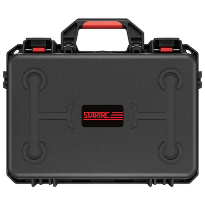 For DJI Mini 4 Pro STARTRC Drone Kit Waterproof ABS Suitcase Storage Box(Black Red) - Carry Cases & Bags by STARTRC | Online Shopping South Africa | PMC Jewellery | Buy Now Pay Later Mobicred