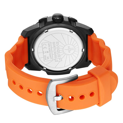 NORTH EDGE EVOQUE2 Outdoor Waterproof Solar Charging Sports Watch(Orange) - Sport Watches by NORTH EDGE | Online Shopping South Africa | PMC Jewellery