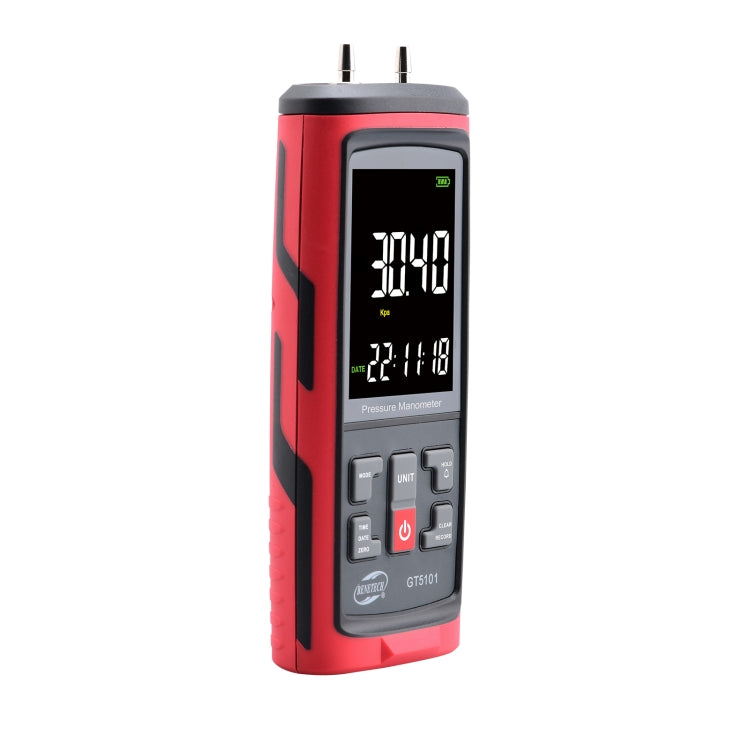 BENETECH GT5101 LCD Display Differential Pressure Meter, Specification:10KPa - free shipping - PMC TechLife - Order now!