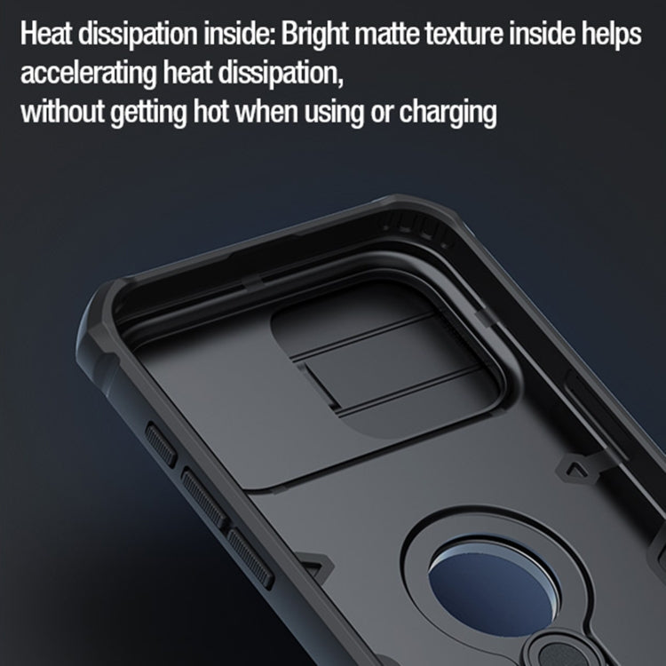 For iPhone 15 Pro Max NILLKIN Shockproof CamShield Armor Protective Case with Invisible Ring Holder(Green) - free shipping - PMC TechLife - Order now!