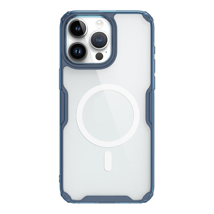 For iPhone 15 Pro NILLKIN Ultra Clear Magsafe PC + TPU Phone Case(Blue) - iPhone 15 Pro Cases by NILLKIN | Online Shopping South Africa | PMC Jewellery