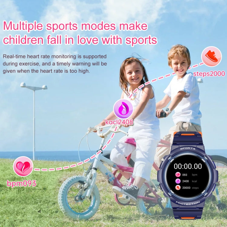 HT19 1.2 inch Round Screen IP68 Children Smart Watch, Support Sleep Monitoring(White) - Smart Watches by PMC Jewellery | Online Shopping South Africa | PMC Jewellery