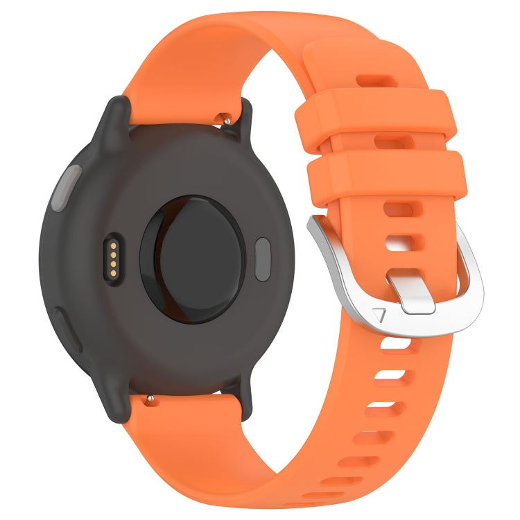 Compatible with Garmin vivoactive 5 / Active 5 20mm Silicone Watch Band(Orange) - free shipping - PMC TechLife - Order now!
