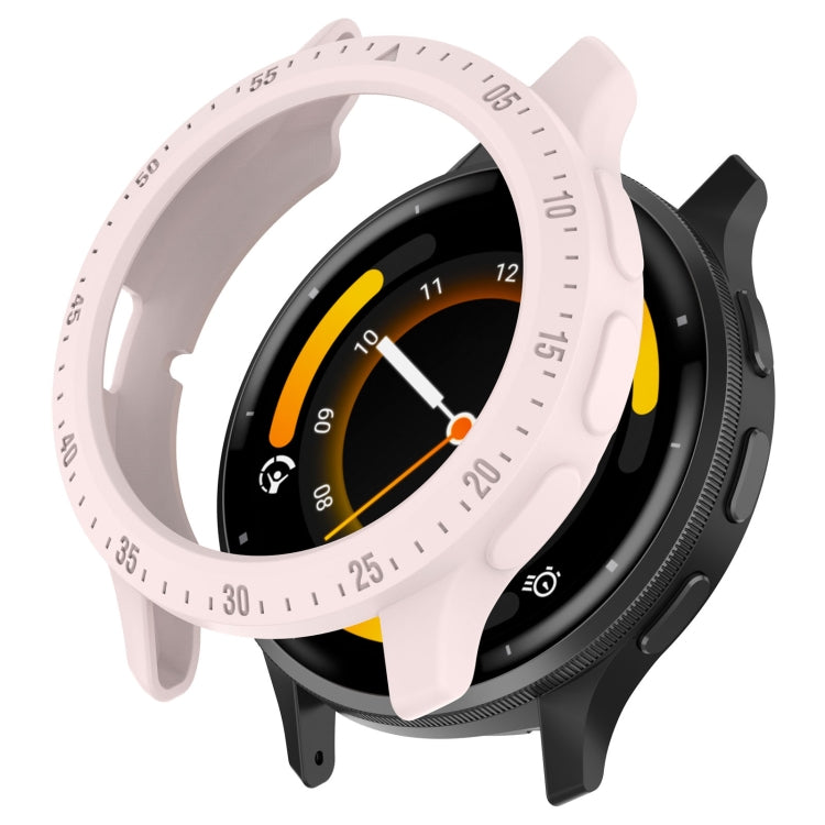 For Garmin Venu 3S Half Pack Hollow TPU Armor Watch Protective Case(Light Pink) - Watch Cases by PMC TechLife | Online Shopping South Africa | PMC TechLife