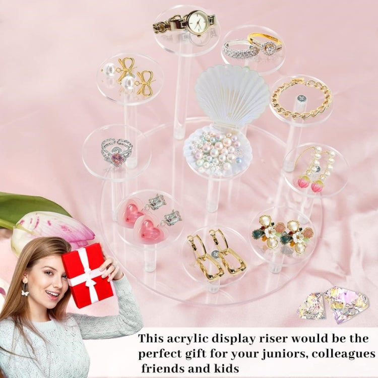 YX066 Acrylic Circular Cupcake Stand - free shipping - PMC TechLife - Order now!