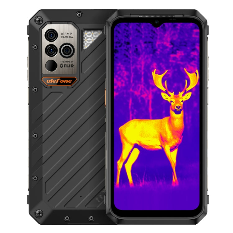 Ulefone Power Armor 18T Ultra Version 5G Thermal Imaging Rugged Phone, 12GB+512GB, Side Fingerprint, 6.58 inch Android 13 MediaTek Dimensity 7050 Octa Core up to 2.6GHz, Network: 5G, NFC, OTG(Black) - Ulefone by Ulefone | Online Shopping South Africa | PMC Jewellery | Buy Now Pay Later Mobicred