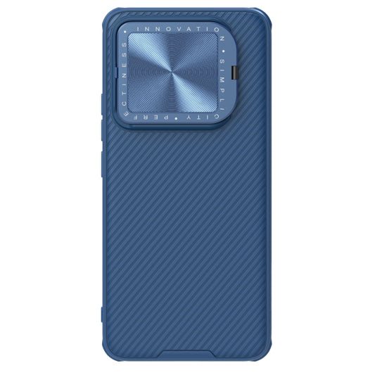 For Xiaomi 14 NILLKIN Black Mirror Prop CD Texture Mirror MagSafe Magnetic Phone Case(Blue) - 14 Cases by NILLKIN | Online Shopping South Africa | PMC Jewellery | Buy Now Pay Later Mobicred