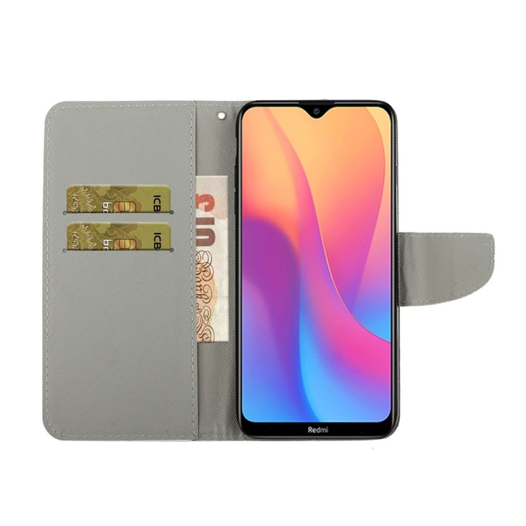 For Xiaomi Redmi 9A 3D Colored Drawing Horizontal Flip PU Leather Case with Holder & Card Slots & Wallet(Red Rose) - Xiaomi Cases by PMC Jewellery | Online Shopping South Africa | PMC Jewellery