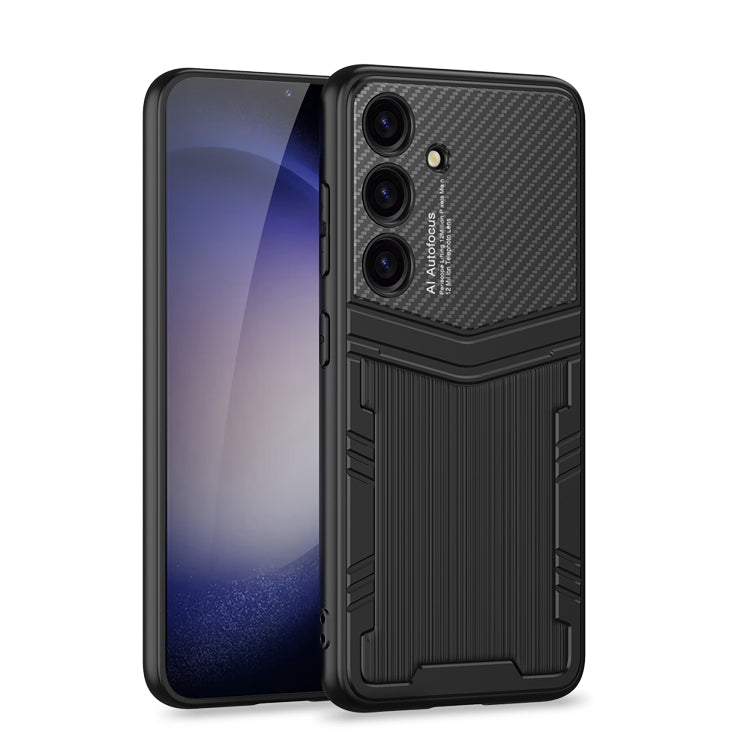 For Samsung Galaxy S24+ 5G GKK TPU + PU Full Coverage Phone Case(Vertical Texture) - free shipping - PMC TechLife - Order now!