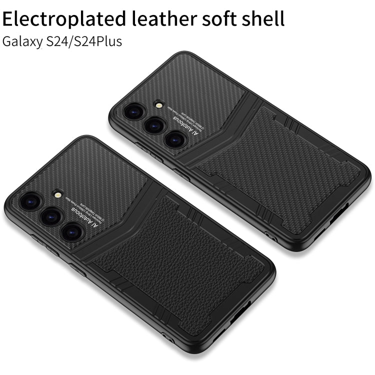 For Samsung Galaxy S24+ 5G GKK TPU + PU Full Coverage Phone Case(Vertical Texture) - free shipping - PMC TechLife - Order now!