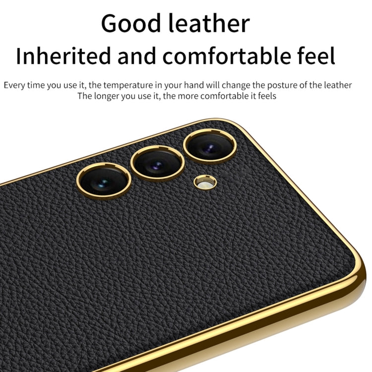 For Samsung Galaxy S24+ 5G GKK Plating TPU + Leather Full Coverage Phone Case(Green) - free shipping - PMC TechLife - Order now!