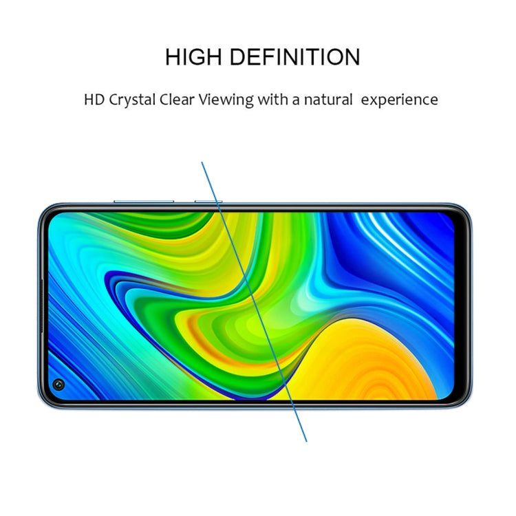 For Xiaomi Redmi Note 9 Global Full Glue Full Screen Tempered Glass Film -  by PMC TechLife | Online Shopping South Africa | PMC TechLife | Buy Now Pay Later Mobicred
