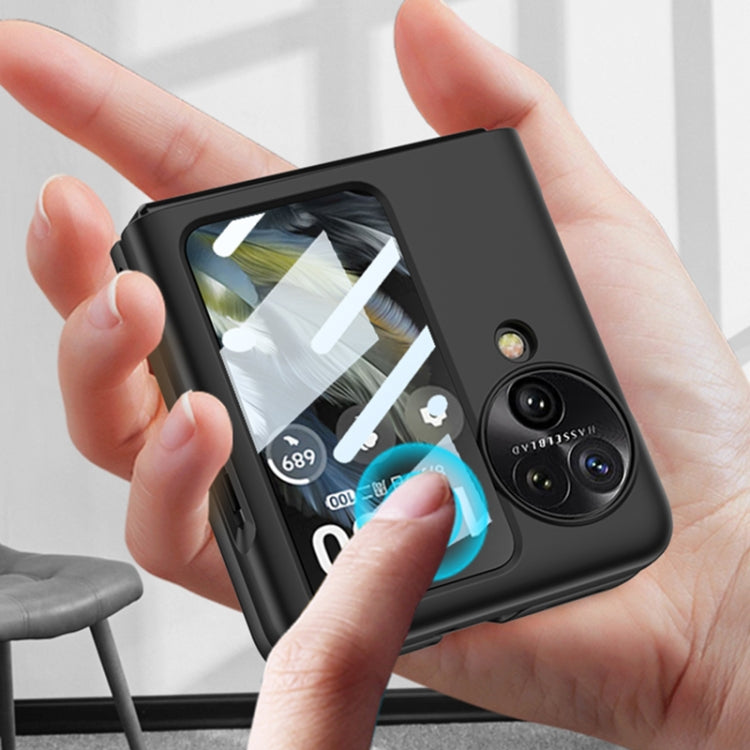 For OPPO Find N3 Flip GKK Integrated Ultra-thin Full Coverage Protective Phone Case(Black) - OPPO Cases by GKK | Online Shopping South Africa | PMC TechLife | Buy Now Pay Later Mobicred