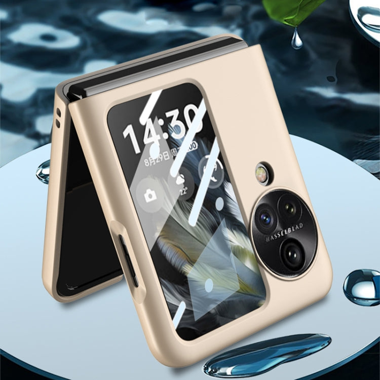 For OPPO Find N3 Flip GKK Integrated Ultra-thin Full Coverage Protective Phone Case(Pink) - free shipping - PMC TechLife - Order now!