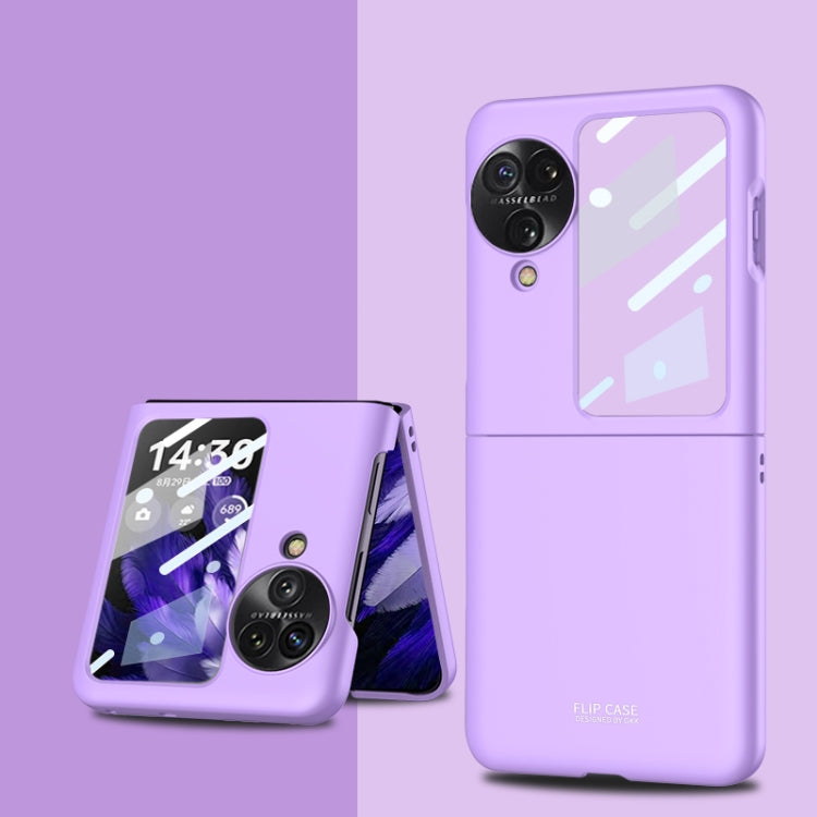 For OPPO Find N3 Flip GKK Integrated Ultra-thin Full Coverage Protective Phone Case(Purple) - free shipping - PMC TechLife - Order now!