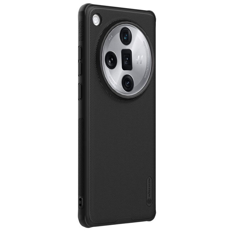 For OPPO Find X7 Ultra NILLKIN Frosted Shield Pro Magnetic Magsafe Phone Case(Black) - OPPO Cases by NILLKIN | Online Shopping South Africa | PMC Jewellery | Buy Now Pay Later Mobicred