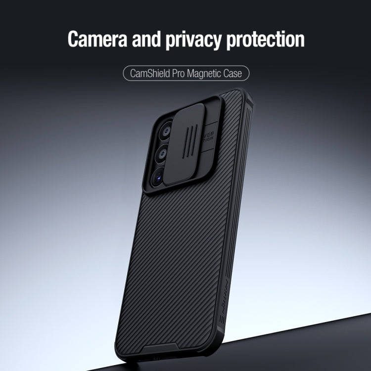 For Samsung Galaxy A55 NILLKIN CamShield Pro Magnetic PC Phone Case(Black) - Galaxy Phone Cases by NILLKIN | Online Shopping South Africa | PMC TechLife | Buy Now Pay Later Mobicred