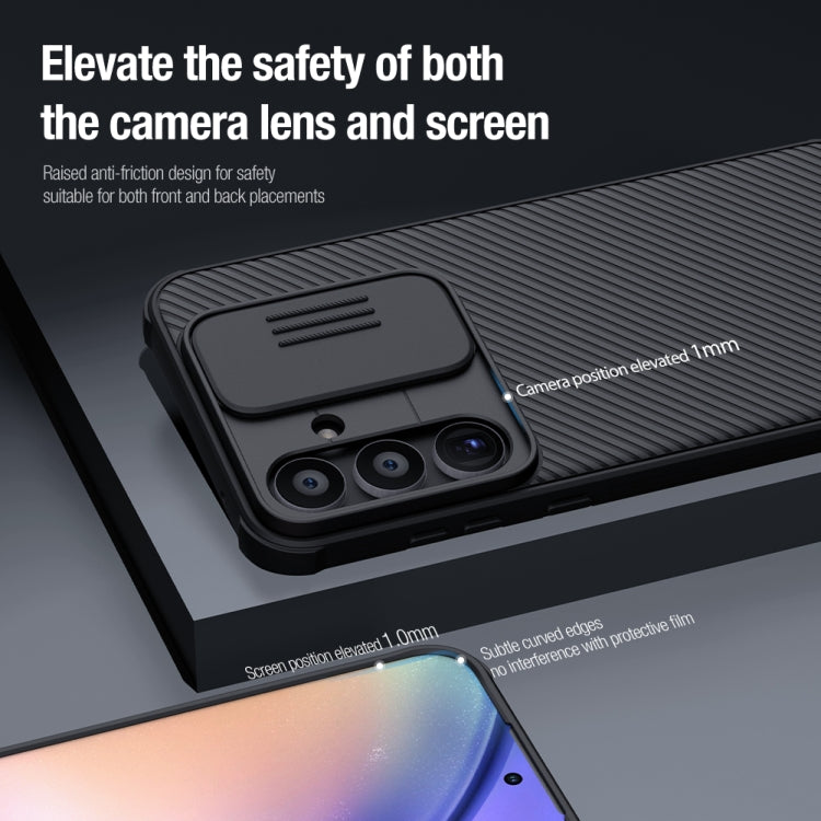 For Samsung Galaxy A55 NILLKIN CamShield Pro Magnetic PC Phone Case(Black) - Galaxy Phone Cases by NILLKIN | Online Shopping South Africa | PMC TechLife | Buy Now Pay Later Mobicred