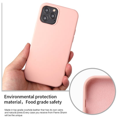 For iPhone 12 / 12 Pro Solid Color Liquid Silicone Shockproof Protective Case(Lavender Grey) - iPhone 12 / 12 Pro Cases by PMC Jewellery | Online Shopping South Africa | PMC Jewellery