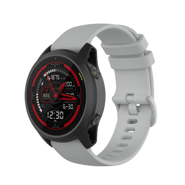 Compatible with Garmin Compatible witherunner 745 Small Grid Quick Release Watch Band with Screwdriver, Size: Free Size 22mm(Gray) - Watch Bands by PMC TechLife | Online Shopping South Africa | PMC TechLife | Buy Now Pay Later Mobicred