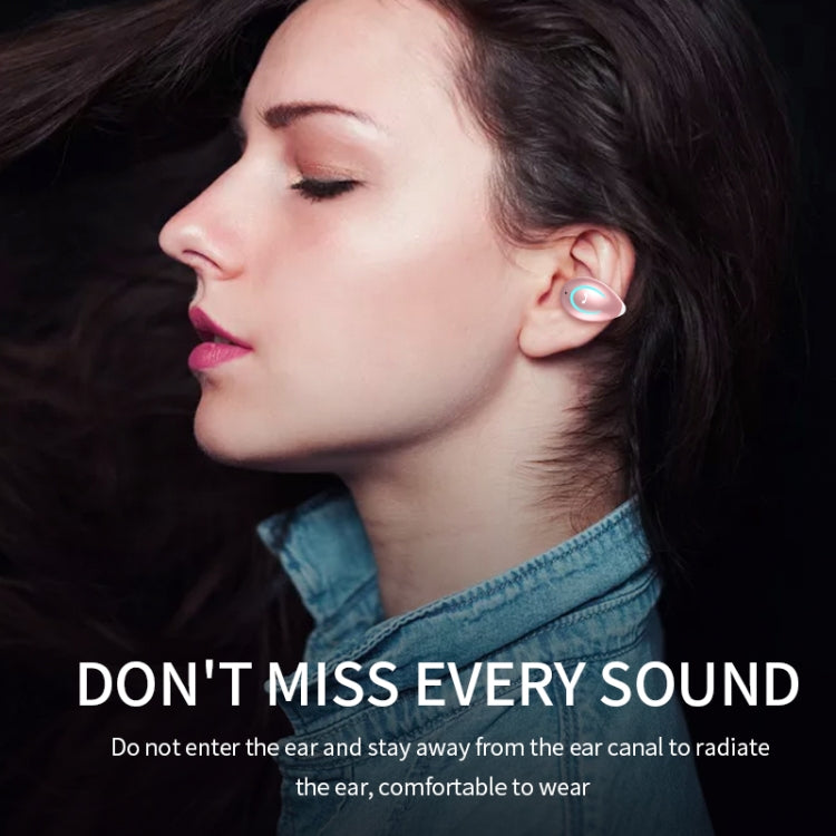 YX08 Ultra-light Ear-hook Wireless V5.0 Bluetooth Earphones Ear Clip Stereo Bluetooth Headset with Mic(Pink) - Bluetooth Earphone by PMC TechLife | Online Shopping South Africa | PMC TechLife