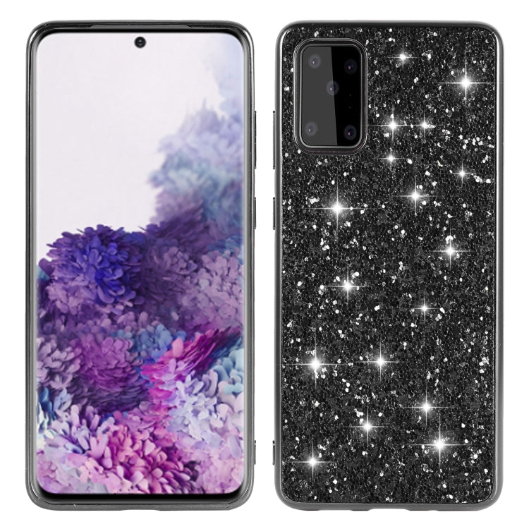 For Samsung Galaxy S20 FE Glitter Powder Shockproof TPU Protective Case(Black) - free shipping - PMC TechLife - Order now!