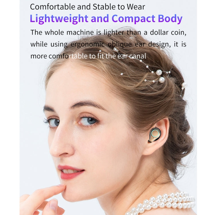 M18 Bluetooth 5.1 LED Display Screen Waterproof Wireless Bluetooth Earphone with Charging Box - Bluetooth Earphone by PMC TechLife | Online Shopping South Africa | PMC TechLife