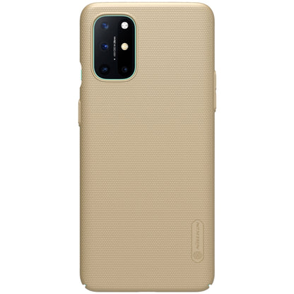 For OnePlus 8T NILLKIN Frosted Concave-convex Texture PC Protective Case(Gold) - OnePlus Cases by NILLKIN | Online Shopping South Africa | PMC Jewellery
