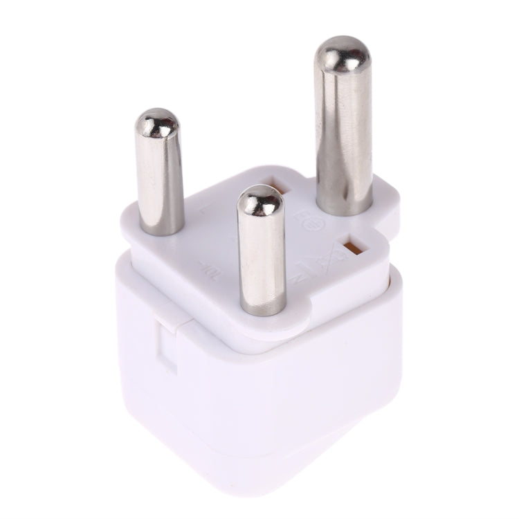 Portable Universal Socket to (Large) South Africa Plug Power Adapter Travel Charger (White) - Plug Adaptor by PMC Jewellery | Online Shopping South Africa | PMC Jewellery