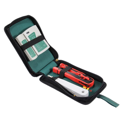 WLXY 4 in 1 Portable Crimping Stripper Punch Down  Wire Line Detector Ethernet Network Cable Tester Tools Kits - Lan Cable and Tools by WLXY | Online Shopping South Africa | PMC Jewellery | Buy Now Pay Later Mobicred