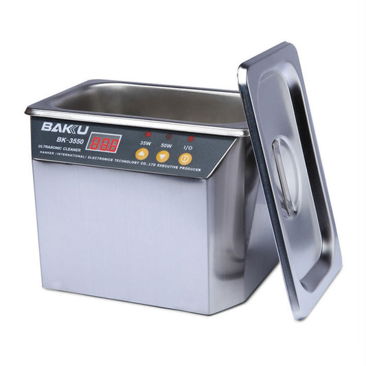BAKU BK-3550 35W / 50W Adjustable 0.8L LCD Display Ultrasonic Cleaner, AC 220V, EU Plug - Ultrasonic Cleaner by BAKU | Online Shopping South Africa | PMC Jewellery