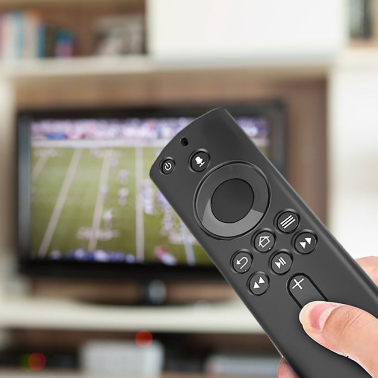 Non-slip Texture Washable Silicone Remote Control Cover for Amazon Fire TV Remote Controller (Blue) - Remote Control Covers by PMC TechLife | Online Shopping South Africa | PMC TechLife