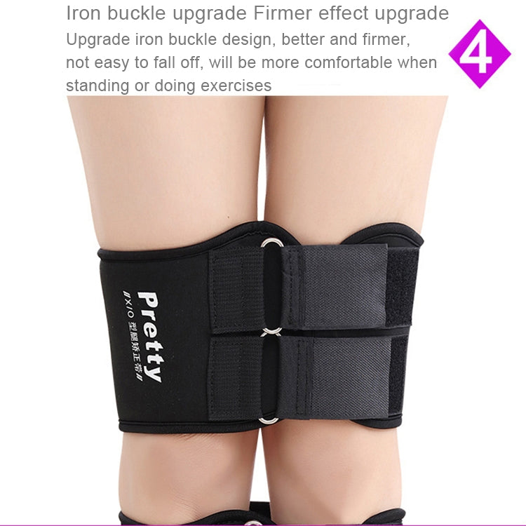 3 PCS/Set Leg Posture Corrector O/X-type Bowlegs Orthotic Bandage Straightening Belt Band, Size: XXL(Black) - Corrector by PMC Jewellery | Online Shopping South Africa | PMC Jewellery