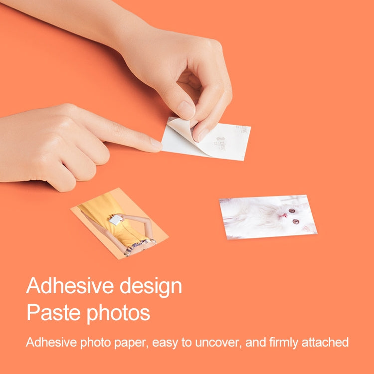 50 PCS Original Xiaomi Print Photographic Paper Paste Paper for Xiaomi Pocket Photo Printer - Parts by Xiaomi | Online Shopping South Africa | PMC Jewellery | Buy Now Pay Later Mobicred