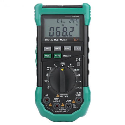 BSIDE MS8229 Digital Multimeter LUX Noise Meter Temperature Humidity Tester - Digital Multimeter by BSIDE | Online Shopping South Africa | PMC Jewellery | Buy Now Pay Later Mobicred