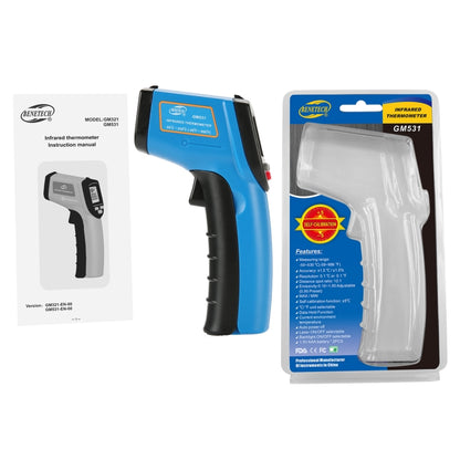 BENETECH GM531 Handheld Thermometer Cooking Digital Infrared Thermometer, Measure Range: -50~530 C - Infra-red Thermoscope by BENETECH | Online Shopping South Africa | PMC Jewellery | Buy Now Pay Later Mobicred