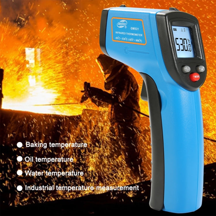 BENETECH GM531 Handheld Thermometer Cooking Digital Infrared Thermometer, Measure Range: -50~530 C - Infra-red Thermoscope by BENETECH | Online Shopping South Africa | PMC Jewellery | Buy Now Pay Later Mobicred