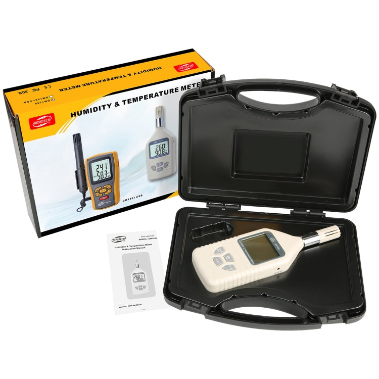 BENETECH GM1360 LCD Probe Industry Digital Humidity & Temperature Meter - free shipping - PMC TechLife - Order now!