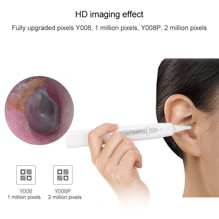 Supereyes Y008 Ear Nose Mouth Wireless Digital Electronic Endoscope - free shipping - PMC TechLife - Order now!