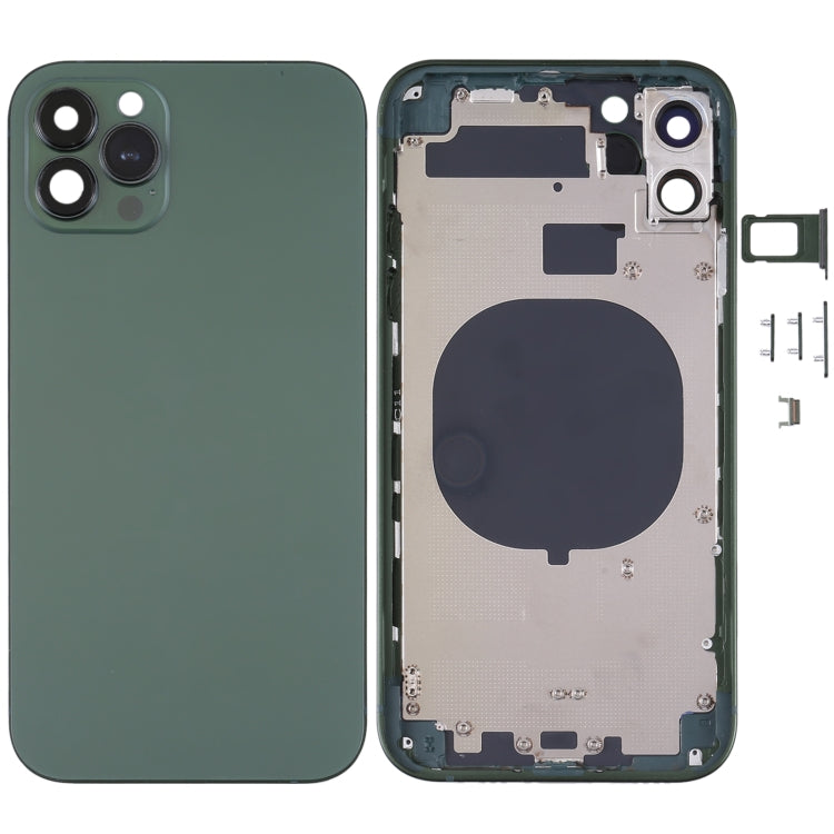 Frosted Frame Back Housing Cover with Appearance Imitation of iP13 Pro for iPhone 11(Green) - Back Cover by PMC TechLife | Online Shopping South Africa | PMC TechLife