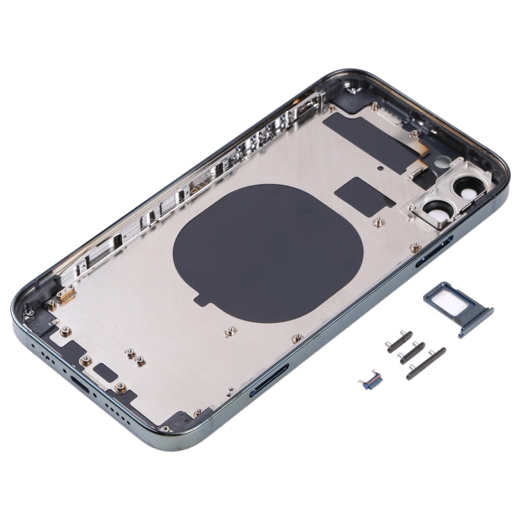 Electroplated Frame Back Housing Cover with Appearance Imitation of iP13 Pro for iPhone 11(Green) - Back Cover by PMC TechLife | Online Shopping South Africa | PMC TechLife | Buy Now Pay Later Mobicred