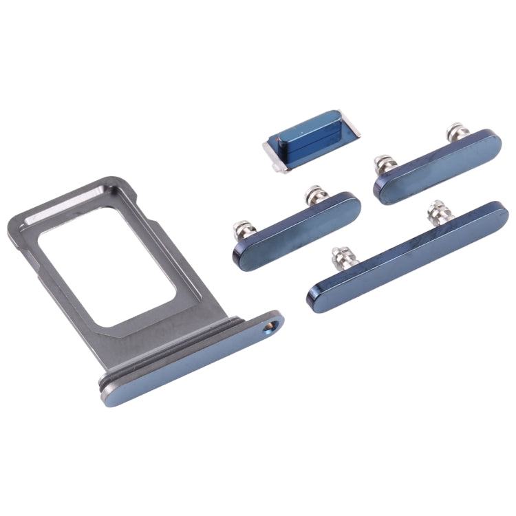 SIM Card Tray + Side Keys for iPhone 12 Pro(Blue) - Metal Parts by PMC TechLife | Online Shopping South Africa | PMC TechLife