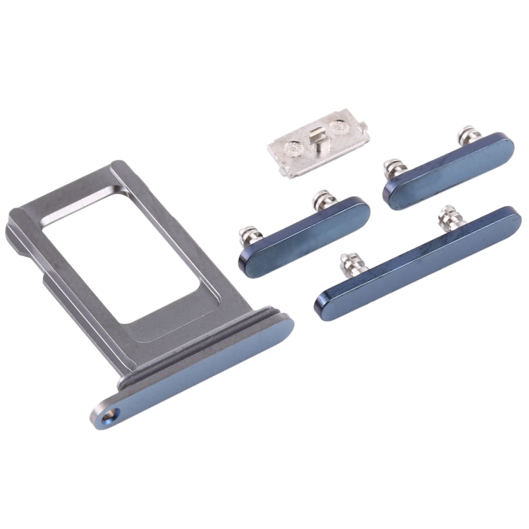 SIM Card Tray + Side Keys for iPhone 12 Pro(Blue) - Metal Parts by PMC TechLife | Online Shopping South Africa | PMC TechLife