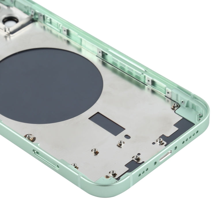 Back Housing Cover with SIM Card Tray & Side  Keys & Camera Lens for iPhone 12(Green) - free shipping - PMC TechLife - Order now!